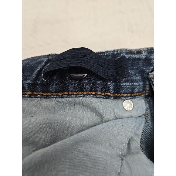 UPROAR JEANS Juniors Sz 16 = 26/28 Embroidered Pockets READ - Picture 9 of 12